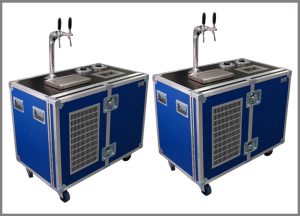 Cateringcases mit mobiler Bierzapfanlage