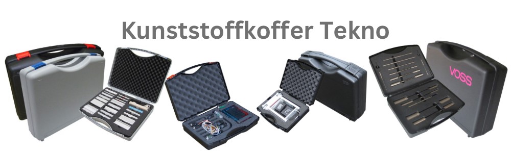 Kunststoffkoffe Tekno in 15 Größen ab Lager lieferbar
