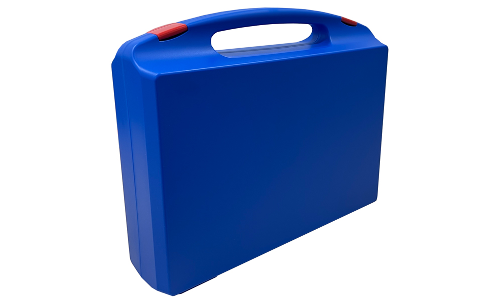 Licefa Koffer Kunststoffkoffer sehr solide und robuste Ausführung mit eingelassenen Verschlüssen und integriertem Tragegriff