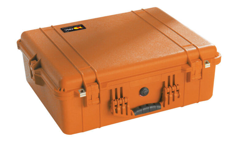 Peli Protector Case 1600 in orange Kunststoffkoffer wasserdicht